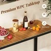 Promotions Lauko konsolinė staliukas, 129x42x75 cm, rudos ir juodos spalvos
