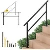 Promotions Lauko metalinė laiptų turėklas, 70x92 cm, juoda
