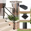 Promotions Lauko metalinė laiptų turėklas, 70x92 cm, juoda