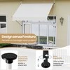 Promotions Lauko markizė, reguliuojama, 200x210-300 cm, smėlio spalvos