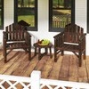 Promotions Lauko medinis fotelis, 66x62,5x98 cm, rudas