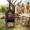 Promotions Lauko picos krosnis, 115.6x44.5x170.2 cm, juoda