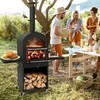 Promotions Lauko picos krosnis, 115.6x44.5x170.2 cm, juoda