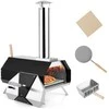 Promotions Lauko picos krosnis, 51x38,5x83 cm, juoda ir sidabrinė