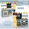 Promotions Lauko purvo virtuvėlė, 80x47x94 cm, mėlyna, su saugykla