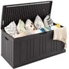 Promotions Lauko sandėliavimo dėžė 114x55x61 cm ruda HDPE