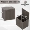 Promotions Lauko laikymo skrynia, 56x41x50,5 cm, ruda
