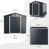 Promotions Lauko sandėliavimo namelis, 340x319x210 cm, pilka, plienas
