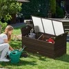 Promotions Lauko sandėliavimo suolas, 125x56x71 cm, ruda pilka