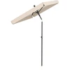 Promotions Lauko skėtis 200x130x245 cm, smėlio spalvos, poliesteris