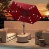Promotions Lauko skėtis 229x229x225 cm Burgundiškas