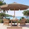 Promotions Lauko skėtis 300x300x254 cm Kavos spalvos