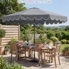 Promotions Lauko skėtis 305x244 cm Pilkas
