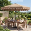 Promotions Lauko skėtis 305x244 cm Rudas