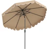 Promotions Lauko skėtis 305x244 cm Rudas