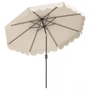 Promotions Lauko skėtis 305x244 cm Smėlio spalvos