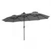 Promotions Lauko skėtis 396.2x213.4x231.1 cm Pilkas