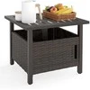 Promotions Lauko šoninis staliukas, 55x55x48 cm, rudas