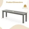 Promotions Lauko suoliukas, 140x35x45 cm, pilkas