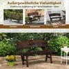 Promotions Lauko terasos suoliukas, 120x51x78 cm, rudos spalvos