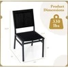 Promotions Lauko valgomojo kėdės, 61x45.7x87.6 cm, juodos spalvos