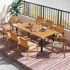 Promotions Lauko valgomojo kėdės 64x59x86 cm natūralios, akacijos mediena
