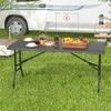 Promotions Lauko valgomojo stalas, 152x70x74 cm, juodas