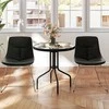 Promotions Lauko valgomojo stalas, 69.9x71.1 cm, juodas