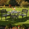 Promotions Lauko valgomojo stalas, 91.4x72.4 cm, Vyno spalvos