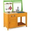 Promotions Lauko žaidimų virtuvėlė, 72x38x92 cm, žalia ir oranžinė