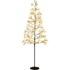 Promotions LED šviesų medis, 150 cm, juodas