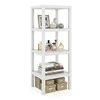 Promotions Lentyna, 38x32x99 cm, Balta, Plastikas