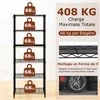 Promotions Lentyna, 59x34x150 cm, Juoda, Metalas