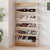 Promotions Lentyna, 6 lygių pastatoma lentyna, 90x30x161 cm, ruda, metalinis rėmas