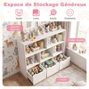 Promotions Lentyna Saugojimo Vienetas 100x33x90 cm Balta Medinė Organizatorius