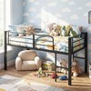 Promotions Loft lovos rėmas 198,5x96x88 cm juodas, metalas