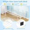 Promotions Loft lovos rėmas, 198.5x96x88 cm, balta, metalas