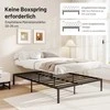 Promotions Lova, 194x141x30.5 cm, juoda, metalas