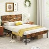 Lova Promotions Lovos rėmas, 206x141x100,5 cm, Ruda juoda