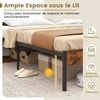Lova Promotions Lovos rėmas, 206x141x100,5 cm, Ruda juoda