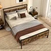 Lova Promotions Lovos rėmas, 141x210x99 cm, Rudas