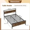 Lova Promotions Lovos rėmas, 141x210x99 cm, Rudas