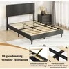 Lova Promotions Lovos rėmas, 207.5x146x95-110 cm, pilka, veliūru aptraukta