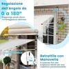 Promotions Ištraukiamas markizės stogelis, 200x120x210 cm, smėlio spalvos