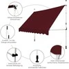 Promotions Markizė, Spaustuvinė markizė, 300x190-300 cm, Raudona