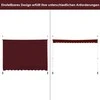 Promotions Markizė, Spaustuvinė markizė, 300x190-300 cm, Raudona