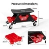 Promotions Mechaniko taburetė, 65x33x33 cm, raudona