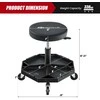 Promotions Riedanti mechaniko kėdė, 50.8x50.8x40.6 cm, juoda ir raudona