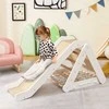 Promotions Medinis trikampis laipiojimo žaidimas vaikams su rampe, 62,5x64x57,5 cm, baltas
