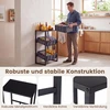 Promotions Metalinis sandėliavimo stovas su lentyna 47x32x102 cm juodas